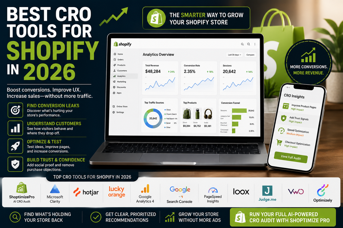 Best CRO Tools for Shopify in 2026