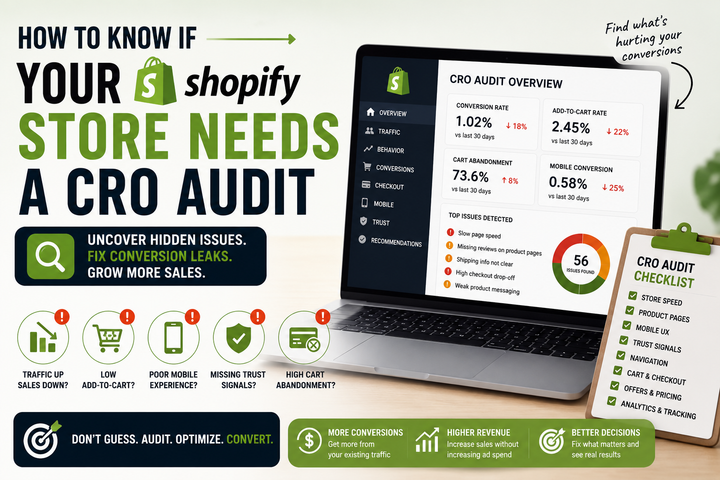 How to Know If Your Shopify Store Needs a CRO Audit