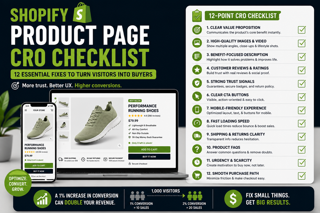 Shopify Product Page CRO Checklist