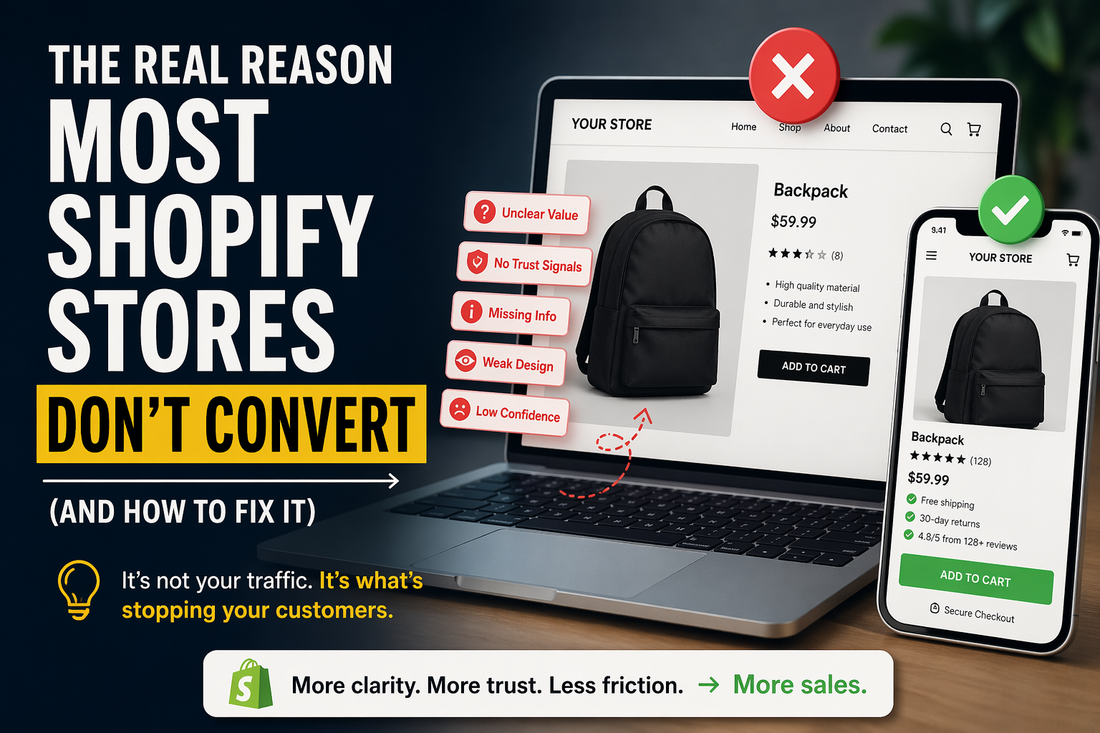 The Real Reason Most Shopify Stores Don’t Convert