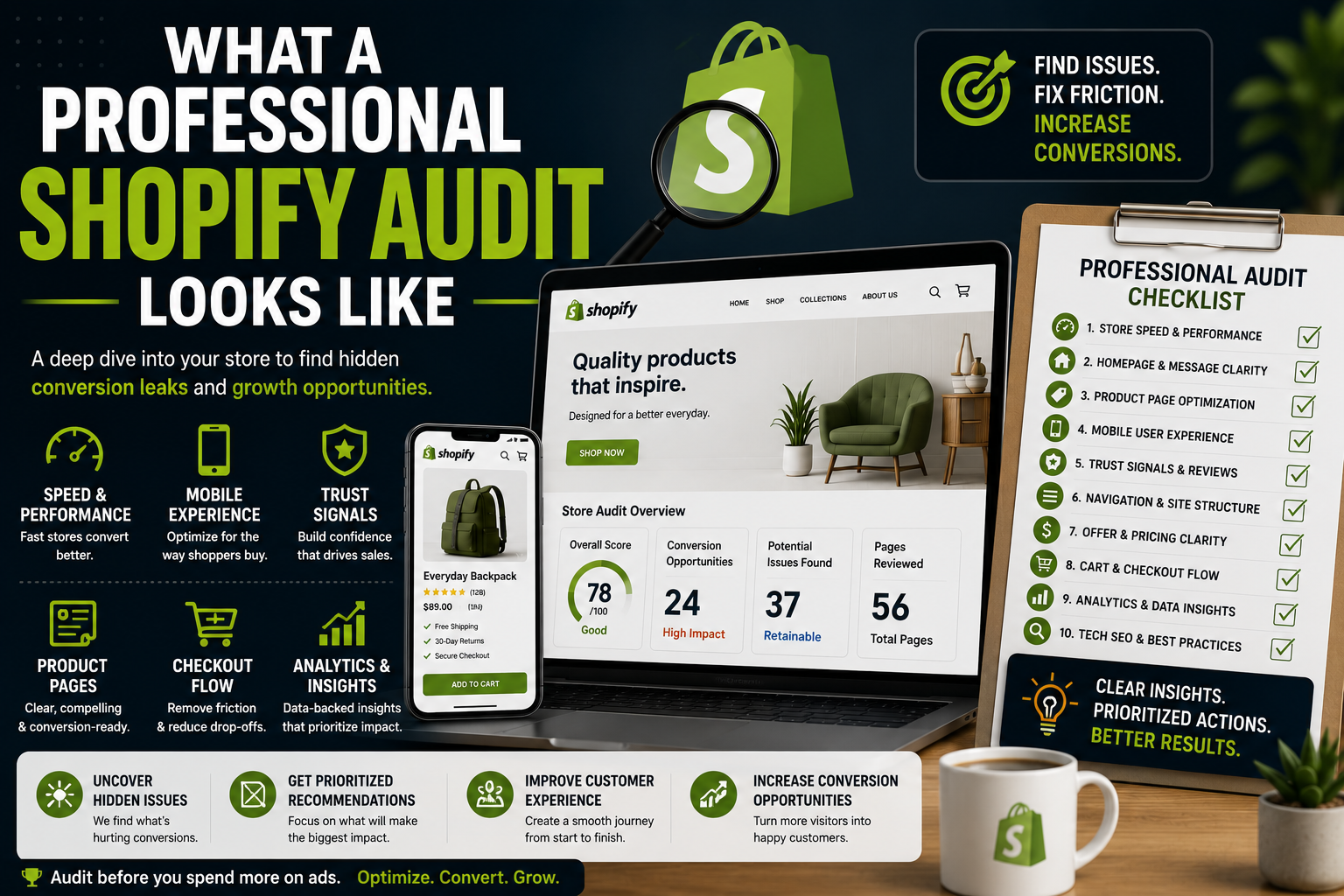 What a Professional Shopify Audit Looks Like