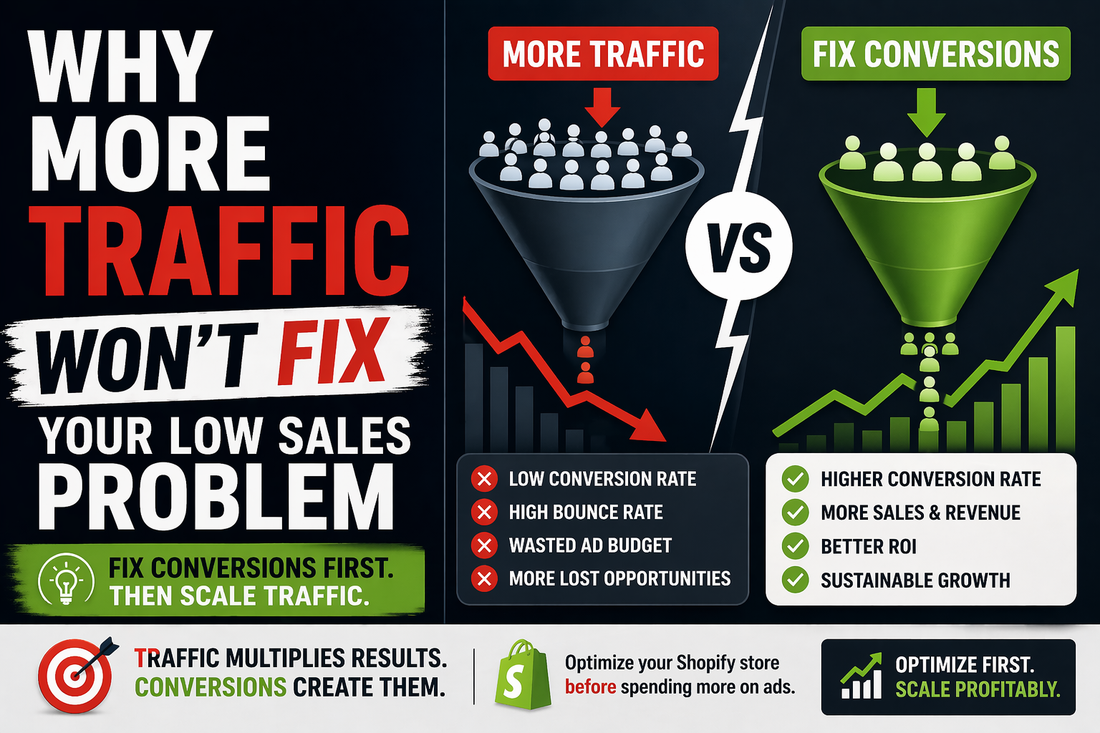 Why More Traffic Won’t Fix Your Low Sales Problem