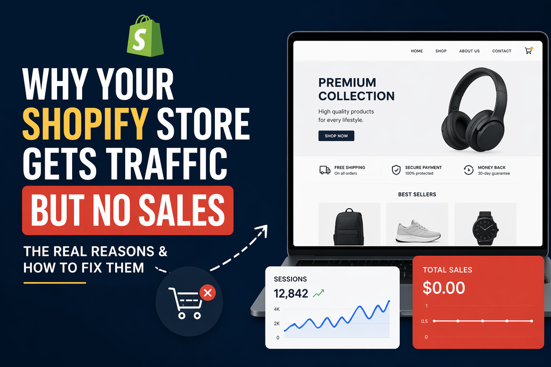 Why Your Shopify Store Gets Traffic But No Sales