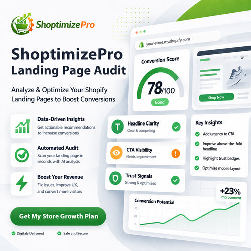 Shopify CRO Audit & Landing Page Conversion Review